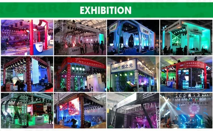 Gbr LED Stage PAR Lighting/3W*54PCS RGBW IP65 LED Stage PAR Can