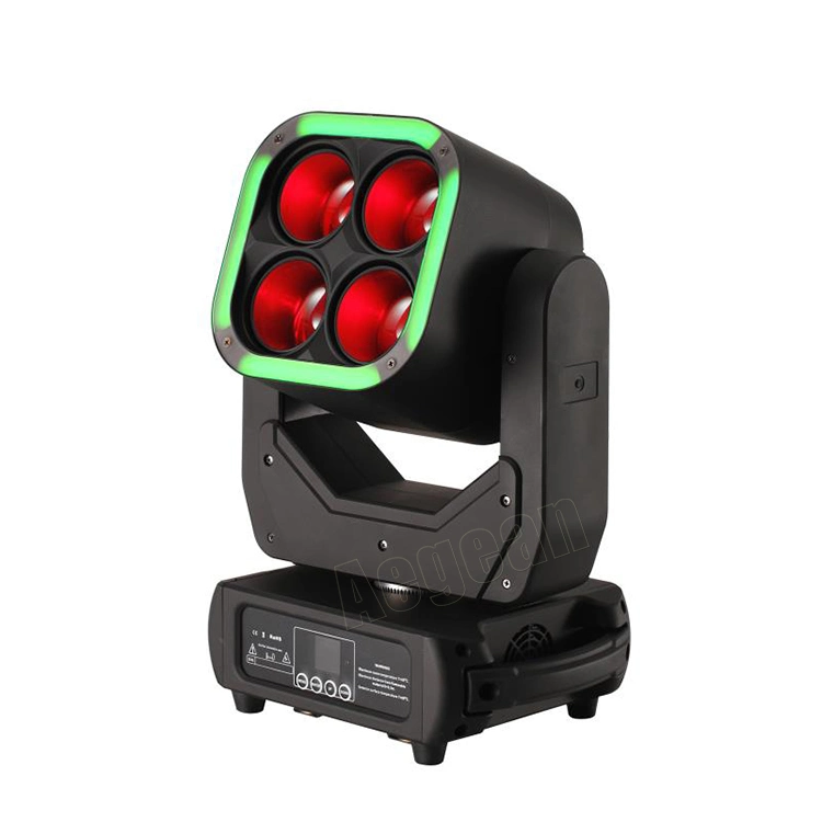 4X60W + 64X1.5W Hybrid RGB Wash Effect LED Moving Head Beam Light for DJ Party