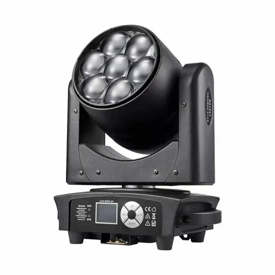 11/18CH 7X40W LED Wash Zoom avec effet CTO 4in1 RGBW Tête mobile Zoom Wash Light Stage Lighting