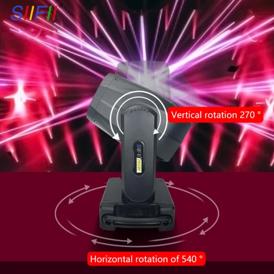 Éclairage professionnel 295W Beam Moving Head DJ Light Disco Moving Head Light