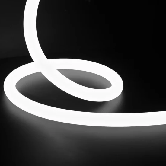Tube néon LED flexible à angle de faisceau à 360 degrés rond 16 mm intérieur et extérieur